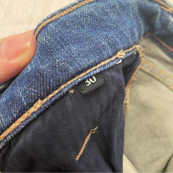 7 For All Mankind Dark Blue Denim Jeans size 30 - Picture 5 of 10
